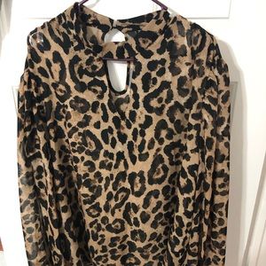 Cheetah Print Top